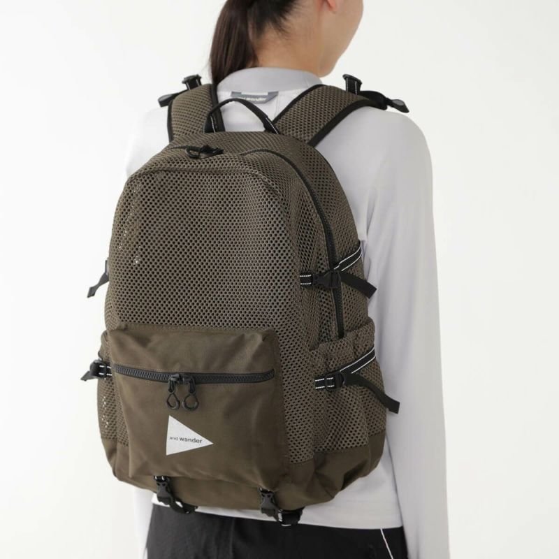【アンドワンダー/and wander】のand wander アンドワンダー 3Dメッシュバックパック 人気、トレンドファッション・服の通販 founy(ファニー) 　ファッション　Fashion　レディースファッション　Fashion for Women　バッグ　Bags　ポケット　Pocket, Pocket Detail　 other-1|ID: prp329100003926111 ipo3291000000030560958