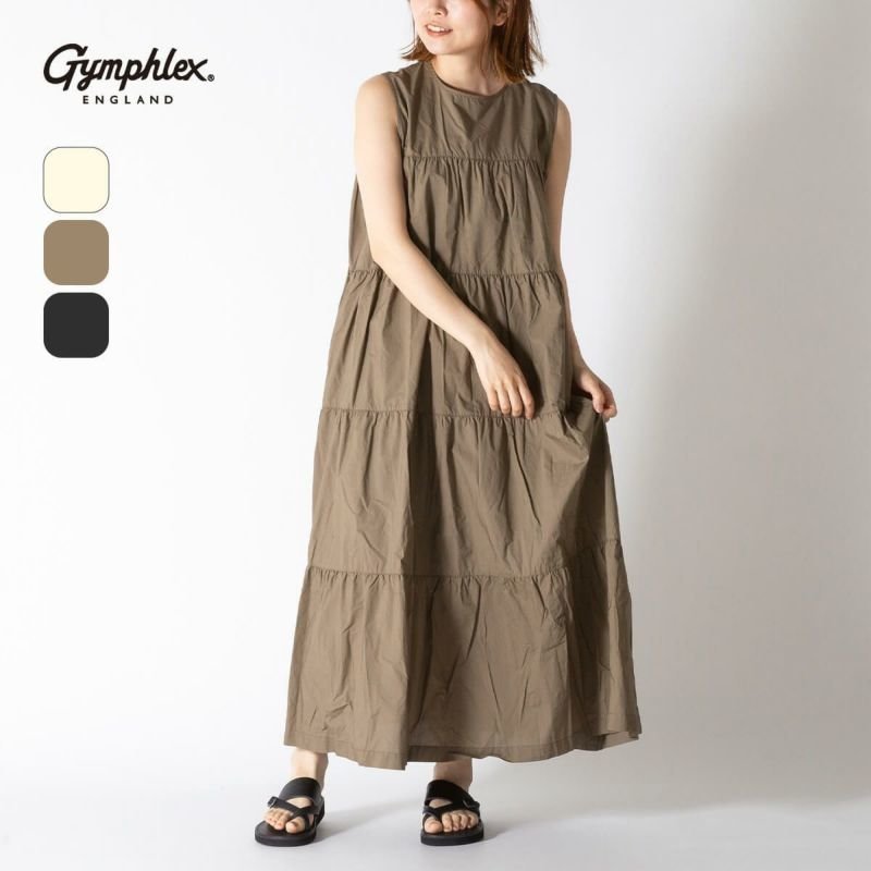 【ジムフレックス/GYMPHLEX】のGymphlex ジムフレックス スリーブレスティアードドレス 人気、トレンドファッション・服の通販 founy(ファニー) 　ファッション　Fashion　レディースファッション　Fashion for Women　ワンピース　Dresses　フォーマル・パーティードレス・結婚式用ドレス　Elegant & Casual Dresses　 other-1|ID: prp329100003959391 ipo3291000000029504305
