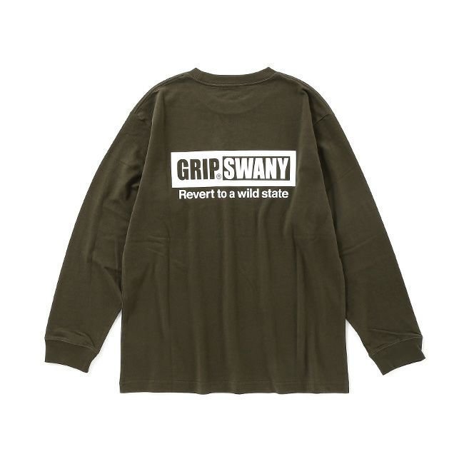 【グリップスワニー/GRIP SWANY / MEN】のGRIP SWANY グリップスワニー ボックスロゴロングスリーブTEE 人気、トレンドファッション・服の通販 founy(ファニー) 　ファッション　Fashion　メンズファッション　MEN　 other-1|ID: prp329100003981596 ipo3291000000026266053