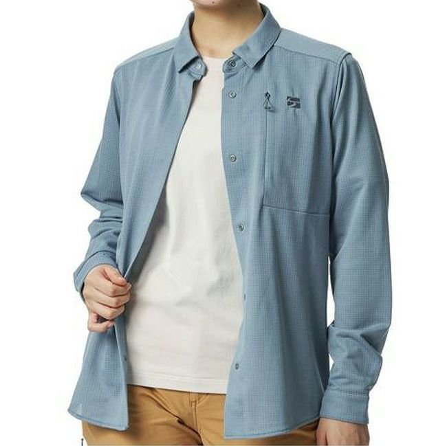 【ファイントラック/finetrack】のfinetrack ファイントラック ラミースピンニットシャツ【ウィメンズ】 人気、トレンドファッション・服の通販 founy(ファニー) ファッション Fashion レディースファッション Fashion for Women トップス・カットソー Cut & Sew Tops ニット Knit Tops & Sweaters シャツ・ブラウス・オフィスカジュアル Elegant Blouses & Button-Ups ストレッチ Stretch, Stretchy Fabric フロント Front, Front Design ポケット Pocket, Pocket Detail リーフ Leaf, Botanical Leaf 抗菌 Antibacterial, Bacteria-Resistant other-1|ID: prp329100003991215 ipo3291000000031054739