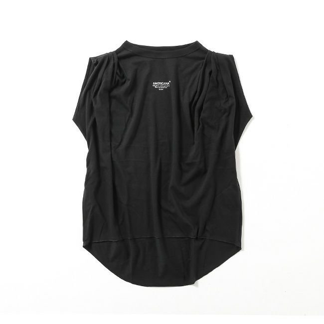 【アメリカーナ/Americana】のAMERICANA アメリカーナ 袖タックT インテリア・キッズ・メンズ・レディースファッション・服の通販 founy(ファニー) https://founy.com/ ファッション Fashion レディースファッション WOMEN トップス・カットソー Tops/Tshirt |ID: prp329100004016974 ipo3291000000026628191