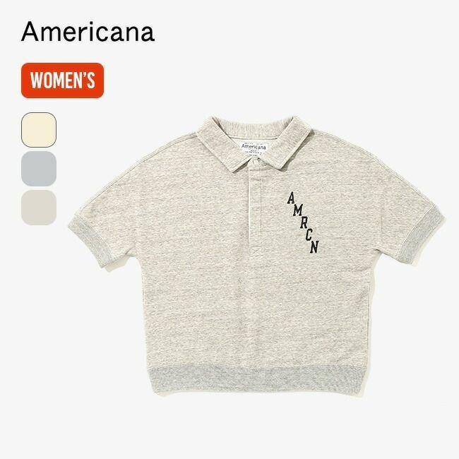 【アメリカーナ/Americana】のAMERICANA アメリカーナ S/S ポロカラースウェット 人気、トレンドファッション・服の通販 founy(ファニー) 　ファッション　Fashion　レディースファッション　WOMEN　トップス・カットソー　Tops/Tshirt　パーカ　Sweats　スウェット　Sweat　夏　Summer　S/S・春夏　Ss・Spring/Summer　 other-1|ID: prp329100004019875 ipo3291000000026652768