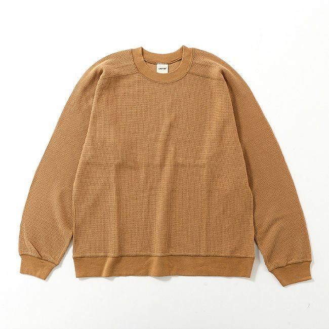 【その他のブランド/Other】のUNDYED アンダイド ワッフルL/Sスウェット インテリア・キッズ・メンズ・レディースファッション・服の通販 founy(ファニー) https://founy.com/ ファッション Fashion レディースファッション Fashion for Women トップス・カットソー Cut & Sew Tops レディースパーカー・カジュアルフーディー Casual Hoodies & Sweatshirts スウェット・クルーネックトップス Sweatshirts & Crewnecks / Relaxed Fit Sweat Tops スウェット / スエット Sweatshirt, Sweatwear ワッフル Waffle, Waffle Knit |ID: prp329100004026355 ipo3291000000029546600