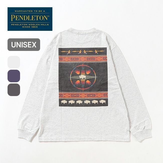 【ペンドルトン/PENDLETON】のPENDLETON ペンドルトン バックプリントLS Tee インテリア・キッズ・メンズ・レディースファッション・服の通販 founy(ファニー) https://founy.com/ ファッション Fashion レディースファッション Fashion for Women バッグ Bags プリント Print, Printed Pattern |ID: prp329100004054029 ipo3291000000033396378