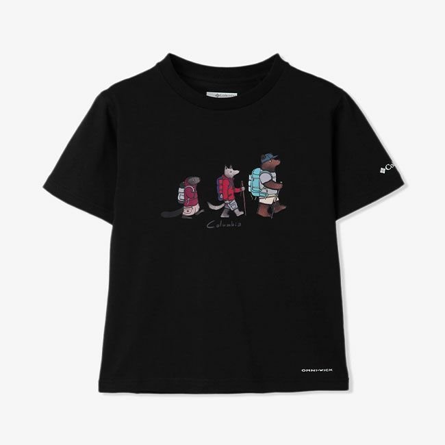 【コロンビア/Columbia / KIDS】のColumbia コロンビア レークトゥーアべニューショートスリーブTシャツ【キッズ】 インテリア・キッズ・メンズ・レディースファッション・服の通販 founy(ファニー) https://founy.com/ ファッション Fashion キッズファッション KIDS ジャージ Jersey プリント Print |ID: prp329100004067102 ipo3291000000029019054