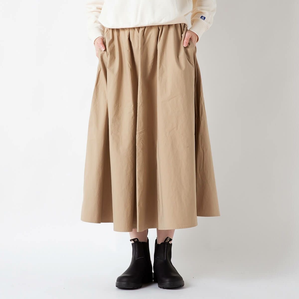 【オーシバル/ORCIVAL】のORCIVAL オーシバル ウエストギャザースカート ソルトシュリンキングバーバリー【ウィメンズ】 人気、トレンドファッション・服の通販 founy(ファニー) 　ファッション　Fashion　レディースファッション　Fashion for Women　スカート　Skirts　 other-1|ID: prp329100004097083 ipo3291000000035732242