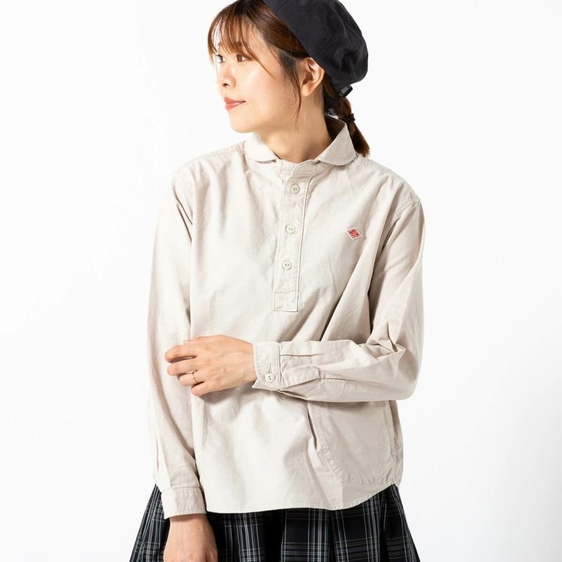【ダントン/DANTON】のDANTON ダントン ラウンドカラーP.OシャツL/S【ウィメンズ】 人気、トレンドファッション・服の通販 founy(ファニー) 　ファッション　Fashion　レディースファッション　Fashion for Women　トップス・カットソー　Cut & Sew Tops　シャツ・ブラウス・オフィスカジュアル　Elegant Blouses & Button-Ups　ラウンド　Round, Round Neck　 other-1|ID: prp329100004120039 ipo3291000000029018614