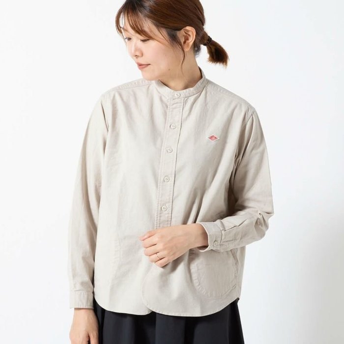【ダントン/DANTON】のDANTON ダントン バンドカラーシャツL/S【ウィメンズ】 インテリア・キッズ・メンズ・レディースファッション・服の通販 founy(ファニー) https://founy.com/ ファッション Fashion レディースファッション Fashion for Women トップス・カットソー Cut & Sew Tops シャツ・ブラウス・オフィスカジュアル Elegant Blouses & Button-Ups |ID: prp329100004120041 ipo3291000000029018616
