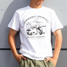 【サンデーマウンテン/SUNDAY MOUNTAIN】のSUNDAY MOUNTAIN サンデーマウンテン JURASSIC JOURNEY Tシャツ(グラフィック by ジェリー鵜飼) 人気、トレンドファッション・服の通販 founy(ファニー) ファッション Fashion レディースファッション Fashion for Women トップス・カットソー Cut & Sew Tops シャツ・ブラウス・オフィスカジュアル Elegant Blouses & Button-Ups ロングTシャツ・Tシャツ Longline T-Shirts & Tees グラフィック Graphic, Graphic Design |ID:prp329100004130398