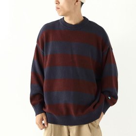 【カブー/KAVU】のKAVU カブー ボーダーニット 人気、トレンドファッション・服の通販 founy(ファニー) ファッション Fashion レディースファッション Fashion for Women トップス・カットソー Cut & Sew Tops ニット Knit Tops & Sweaters アクリル Acrylic Material パープル Purple, Violet フィット Fit, Slim Fit ボーダー Border, Stripe |ID:prp329100004150871