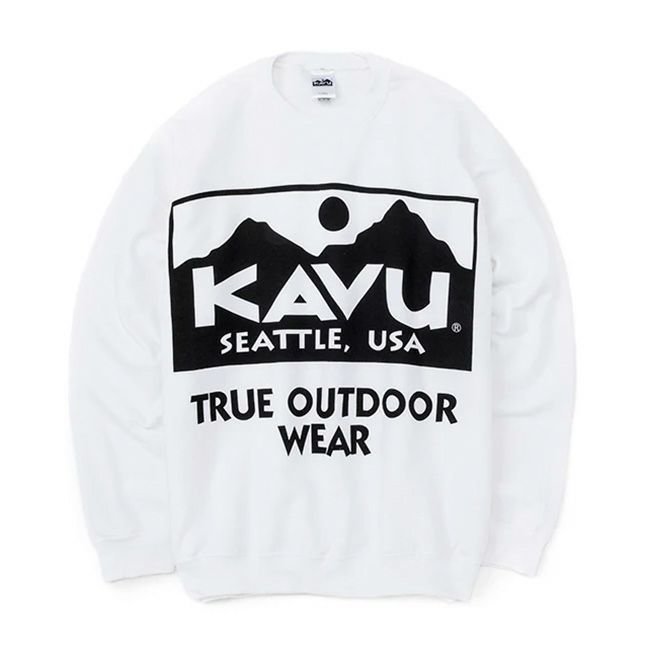 【カブー/KAVU】のKAVU カブー ビッグロゴスウェット インテリア・キッズ・メンズ・レディースファッション・服の通販 founy(ファニー) https://founy.com/ ファッション Fashion レディースファッション Fashion for Women トップス・カットソー Cut & Sew Tops レディースパーカー・カジュアルフーディー Casual Hoodies & Sweatshirts スウェット・クルーネックトップス Sweatshirts & Crewnecks / Relaxed Fit Sweat Tops スポーツ Sports, Activewear フィット Fit, Slim Fit |ID: prp329100004150886 ipo3291000000029017662