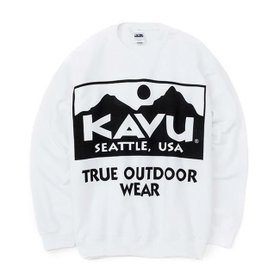 【カブー/KAVU】のKAVU カブー ビッグロゴスウェット 人気、トレンドファッション・服の通販 founy(ファニー) ファッション Fashion レディースファッション Fashion for Women トップス・カットソー Cut & Sew Tops レディースパーカー・カジュアルフーディー Casual Hoodies & Sweatshirts スウェット・クルーネックトップス Sweatshirts & Crewnecks / Relaxed Fit Sweat Tops スポーツ Sports, Activewear フィット Fit, Slim Fit |ID:prp329100004150886