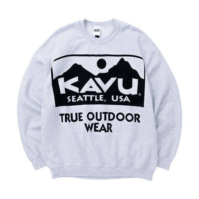 【カブー/KAVU】のKAVU カブー ビッグロゴスウェット インテリア・キッズ・メンズ・レディースファッション・服の通販 founy(ファニー) https://founy.com/ ファッション Fashion レディースファッション Fashion for Women トップス・カットソー Cut & Sew Tops レディースパーカー・カジュアルフーディー Casual Hoodies & Sweatshirts スウェット・クルーネックトップス Sweatshirts & Crewnecks / Relaxed Fit Sweat Tops スポーツ Sports, Activewear フィット Fit, Slim Fit |ID: prp329100004150886 ipo3291000000035767416