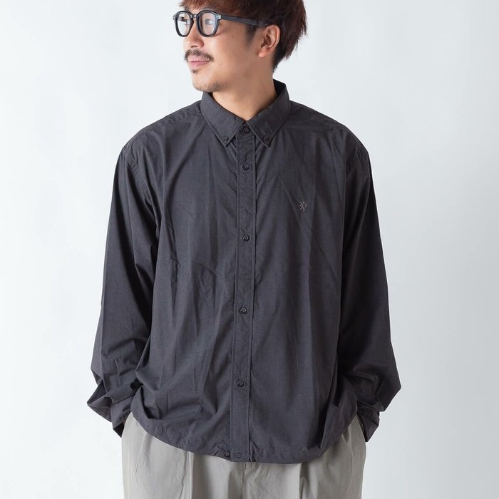 【ジムフレックス/GYMPHLEX / MEN】のGymphlex ジムフレックス ショートB.D. シャツ L/S メンズ インテリア・キッズ・メンズ・レディースファッション・服の通販 founy(ファニー) https://founy.com/ ファッション Fashion メンズファッション Fashion for Men ショート Short, Short Length メンズ Men's, Menswear |ID: prp329100004158717 ipo3291000000035796670