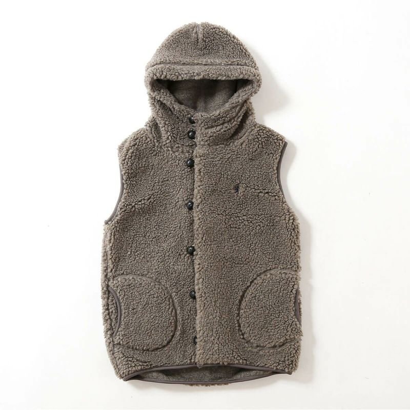 【ジムフレックス/GYMPHLEX】のGymphlex ジムフレックス ボアフーデッドベスト シープボア ユニセックス 人気、トレンドファッション・服の通販 founy(ファニー) 　ファッション　Fashion　レディースファッション　Fashion for Women　アウター　Coat / Outerwear Collection　トップス・カットソー　Cut & Sew Tops　ベスト&ジレ / 重ね着スタイル　Vests & Gilets　アクリル　Acrylic Material　 other-1|ID: prp329100004158772 ipo3291000000033939929
