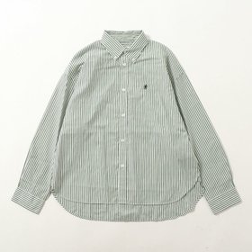 【ジムフレックス/GYMPHLEX】のGymphlex ジムフレックス ショートB.D. シャツ L/S【ウィメンズ】 人気、トレンドファッション・服の通販 founy(ファニー) ファッション Fashion レディースファッション WOMEN トップス・カットソー Tops/Tshirt シャツ/ブラウス Shirts/Blouses ショート Short ストライプ Stripe |ID:prp329100004158795