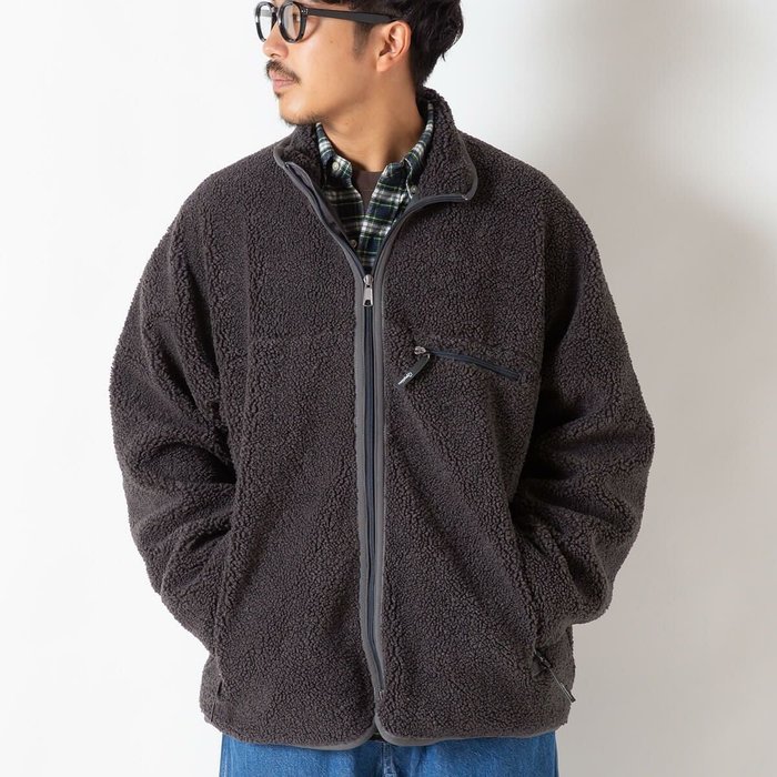 【ジムフレックス/GYMPHLEX / MEN】のGymphlex ジムフレックス コージーライトボアブルゾン ライトボア メンズ インテリア・キッズ・メンズ・レディースファッション・服の通販 founy(ファニー) https://founy.com/ ファッション Fashion メンズファッション Fashion for Men パイピング Piping, Trim Design メンズ Men's, Menswear |ID: prp329100004170225 ipo3291000000035766684