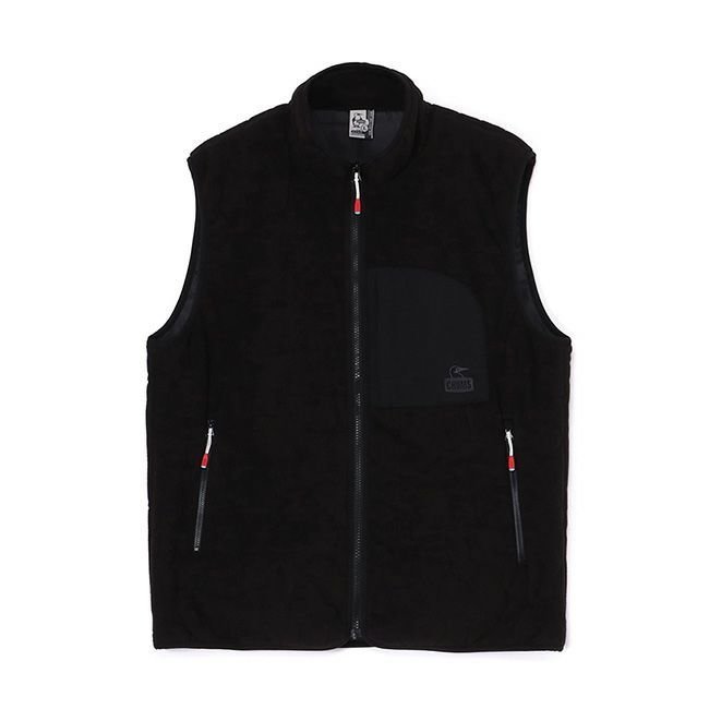 【チャムス/CHUMS】のCHUMS チャムス ブービーステッチフリースベスト インテリア・キッズ・メンズ・レディースファッション・服の通販 founy(ファニー) https://founy.com/ ファッション Fashion レディースファッション Fashion for Women アウター Coat / Outerwear Collection トップス・カットソー Cut & Sew Tops ベスト&ジレ / 重ね着スタイル Vests & Gilets スタンド Stand Collar, Upright Stand ポケット Pocket, Pocket Detail モチーフ Motif, Design Theme |ID: prp329100004186036 ipo3291000000029016287