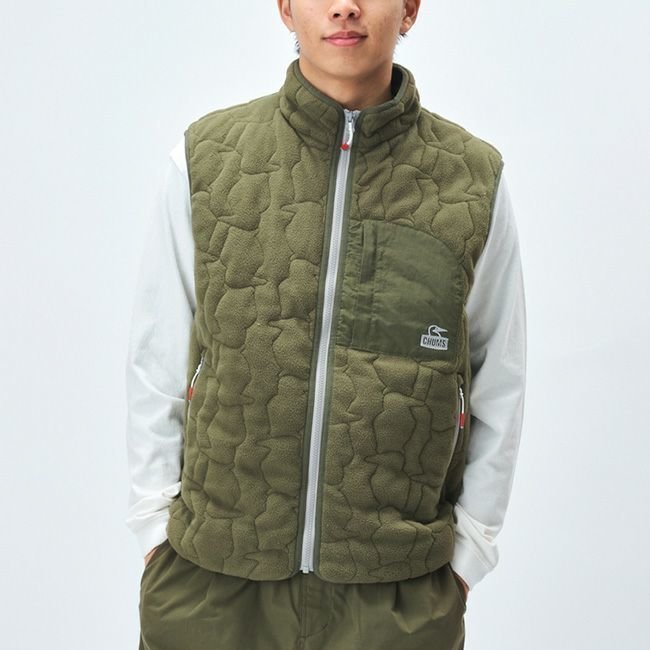 【チャムス/CHUMS】のCHUMS チャムス ブービーステッチフリースベスト 人気、トレンドファッション・服の通販 founy(ファニー) ファッション Fashion レディースファッション Fashion for Women アウター Coat / Outerwear Collection トップス・カットソー Cut & Sew Tops ベスト&ジレ / 重ね着スタイル Vests & Gilets スタンド Stand Collar, Upright Stand ポケット Pocket, Pocket Detail モチーフ Motif, Design Theme other-1|ID: prp329100004186036 ipo3291000000034029585