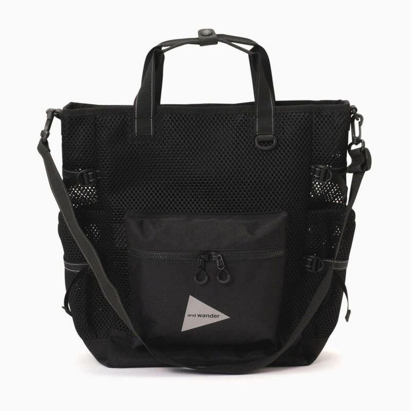 【アンドワンダー/and wander】のand wander アンドワンダー 3Dメッシュ2ウェイトートバッグ 人気、トレンドファッション・服の通販 founy(ファニー) 　ファッション　Fashion　レディースファッション　Fashion for Women　バッグ　Bags　ショルダー　Shoulder, Shoulder Strap　ポケット　Pocket, Pocket Detail　メッシュ　Mesh, Net Fabric　 other-1|ID: prp329100004373126 ipo3291000000030560917