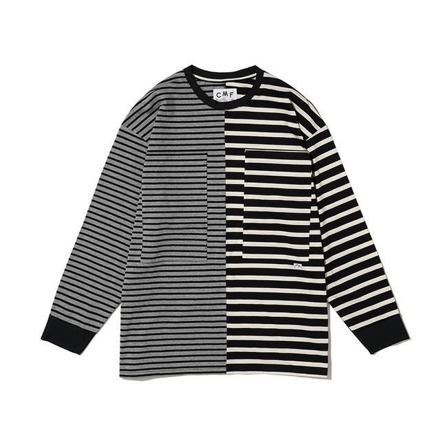 【シーエムエフ アウトドア ガーメント/CMF OUTDOOR GARMENT】のCMF OUTDOOR GARMENT コムフィアウトドアガーメント ボーダーTEE L/S インテリア・キッズ・メンズ・レディースファッション・服の通販 founy(ファニー) https://founy.com/ ファッション Fashion レディースファッション WOMEN ボーダー Border |ID: prp329100004373201 ipo3291000000030561074