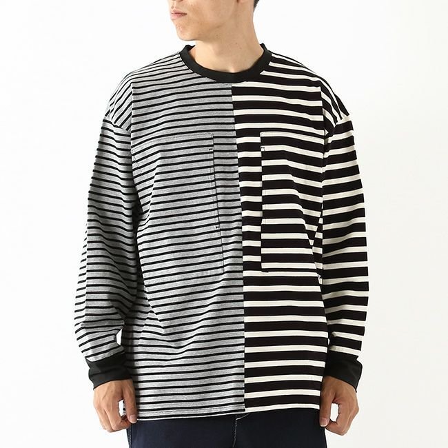 【シーエムエフ アウトドア ガーメント/CMF OUTDOOR GARMENT】のCMF OUTDOOR GARMENT コムフィアウトドアガーメント ボーダーTEE L/S 人気、トレンドファッション・服の通販 founy(ファニー) 　ファッション　Fashion　レディースファッション　Fashion for Women　ボーダー　Border, Stripe　 other-1|ID: prp329100004373201 ipo3291000000034818140