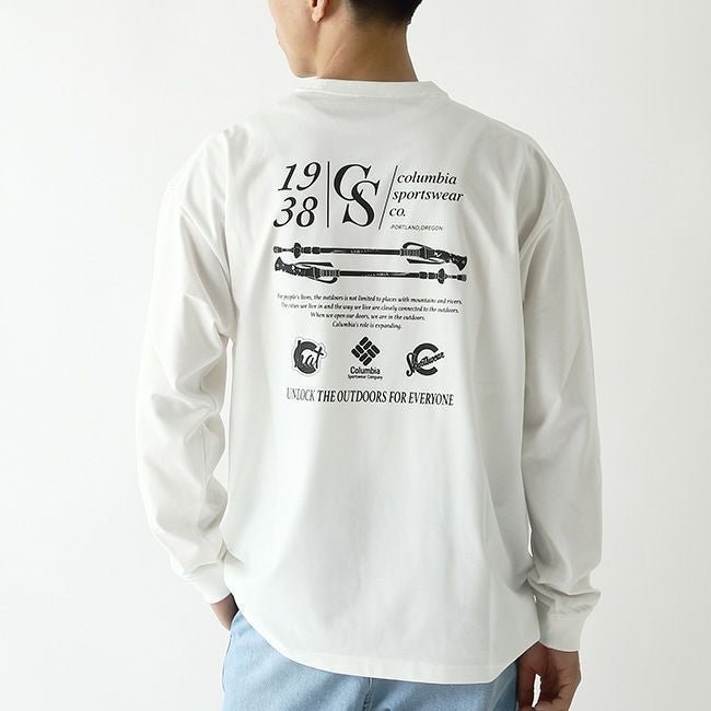 【コロンビア/Columbia / MEN】のColumbia コロンビア スタックブルックグラフィックロングスリーブTシャツ メンズ インテリア・キッズ・メンズ・レディースファッション・服の通販 founy(ファニー) https://founy.com/ ファッション Fashion メンズファッション Fashion for Men おすすめ Recommended / Our Picks インナー Innerwear グラフィック Graphic, Graphic Design トレンド Trend, Trending Now メンズ Men's, Menswear 旅行 Travel |ID: prp329100004385210 ipo3291000000035768599