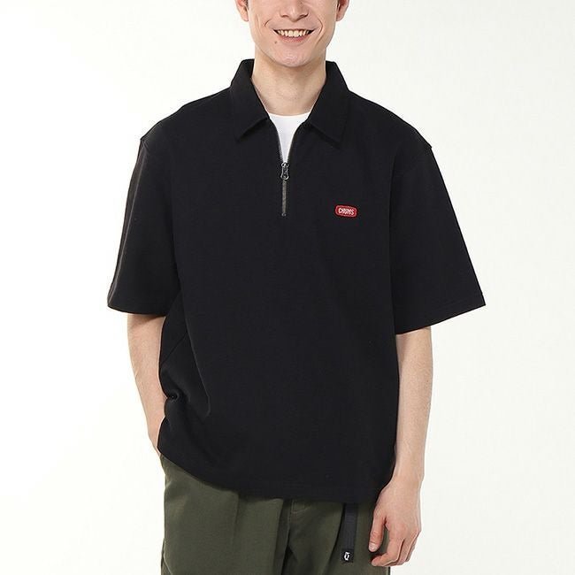 【チャムス/CHUMS / MEN】のCHUMS チャムス キーストーンS/Sハーフジップポロシャツ インテリア・キッズ・メンズ・レディースファッション・服の通販 founy(ファニー) https://founy.com/ ファッション Fashion メンズファッション Fashion for Men ストーン Stone, Gem-Like 夏 Summer S/S・春夏 SS, Spring/Summer, Warm Season |ID: prp329100004420677 ipo3291000000035733959