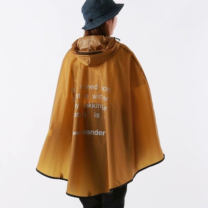 【アンドワンダー/and wander】のand wander アンドワンダー シルポンチョ インテリア・キッズ・メンズ・レディースファッション・服の通販 founy(ファニー) https://founy.com/ ファッション Fashion レディースファッション WOMEN アウター Coat Outerwear ポンチョ Ponchos イエロー Yellow |ID: prp329100004431749 ipo3291000000030953876