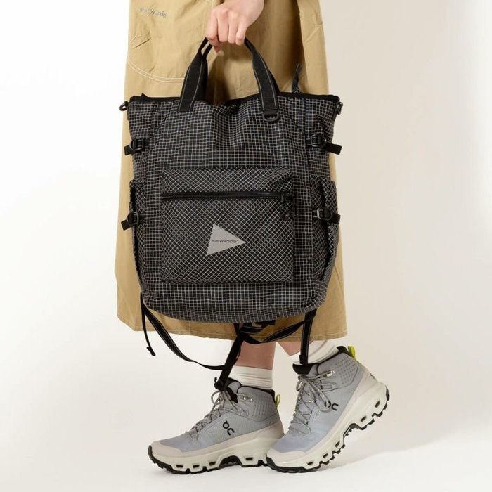【その他のブランド/Other】のandwander×SUNDAY MOUNTAIN アンドワンダー×サンデーマウンテン リップストップ2ウェイトートバッグ インテリア・キッズ・メンズ・レディースファッション・服の通販 founy(ファニー) https://founy.com/ ファッション Fashion レディースファッション Fashion for Women バッグ Bags ショルダー Shoulder, Shoulder Strap ポケット Pocket, Pocket Detail リップ Lip, Lip Motif |ID: prp329100004443259 ipo3291000000031054238