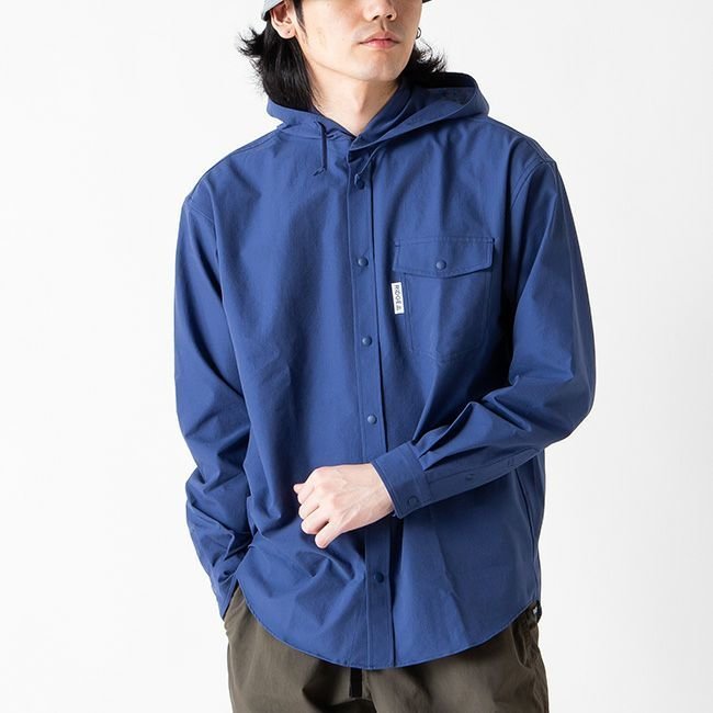 【リッジマウンテン ギア/RIDGE MOUNTAIN GEAR / MEN】のRIDGE MOUNTAIN GEAR リッジマウンテンギア フーデッドロングスリーブシャツ メンズ インテリア・キッズ・メンズ・レディースファッション・服の通販 founy(ファニー) https://founy.com/ ファッション Fashion メンズファッション Fashion for Men ストレッチ Stretch, Stretchy Fabric メンズ Men's, Menswear 吸水 Absorbent, Quick-Dry 軽量 Lightweight, Ultra Light |ID: prp329100004446385 ipo3291000000035730786