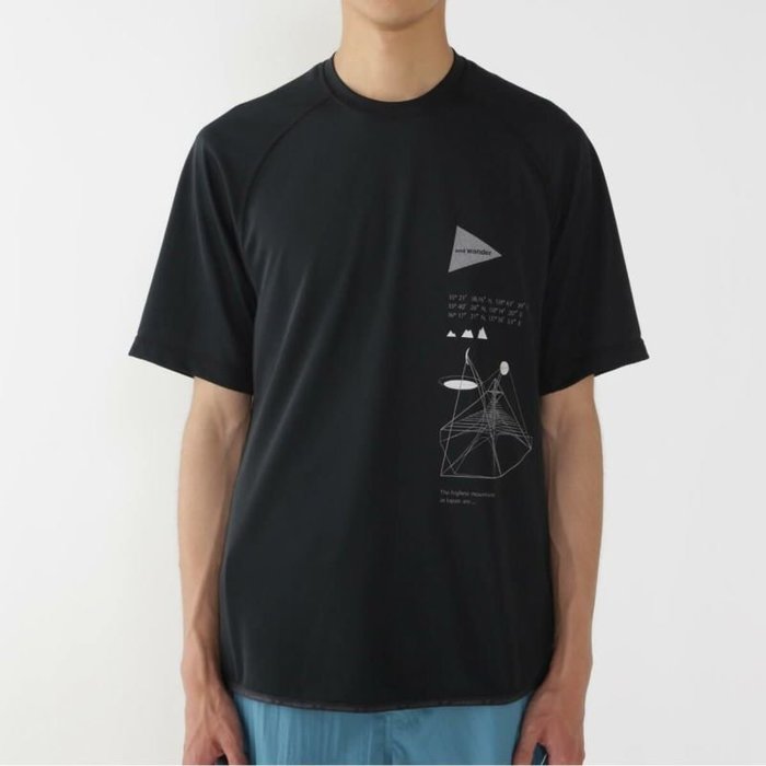 【アンドワンダー/and wander】のand wander アンドワンダー ドライジャージーSSプリントT インテリア・キッズ・メンズ・レディースファッション・服の通販 founy(ファニー) https://founy.com/ ファッション Fashion レディースファッション Ladies' Fashion Online ジャージー Jersey プリント Print |ID: prp329100004449618 ipo3291000000031118962