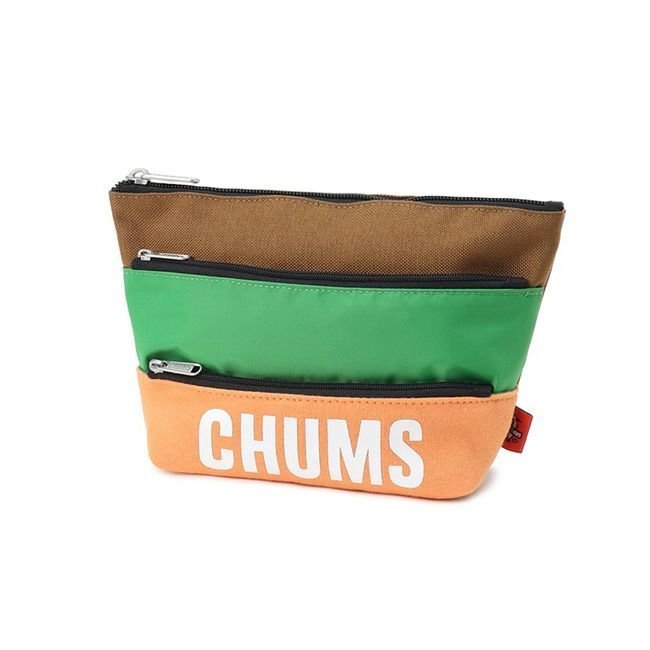 【チャムス/CHUMS】のCHUMS チャムス トリコロール3ポケットポーチスウェットナイロン インテリア・キッズ・メンズ・レディースファッション・服の通販 founy(ファニー) https://founy.com/ ファッション Fashion レディースファッション Fashion for Women トップス・カットソー Cut & Sew Tops レディースパーカー・カジュアルフーディー Casual Hoodies & Sweatshirts スウェット・クルーネックトップス Sweatshirts & Crewnecks / Relaxed Fit Sweat Tops ポーチ&ミニバッグ Pouches & Mini Bags オレンジ Orange プリント Print, Printed Pattern ポケット Pocket, Pocket Detail ポーチ Pouch, Small Case |ID: prp329100004449650 ipo3291000000031119015