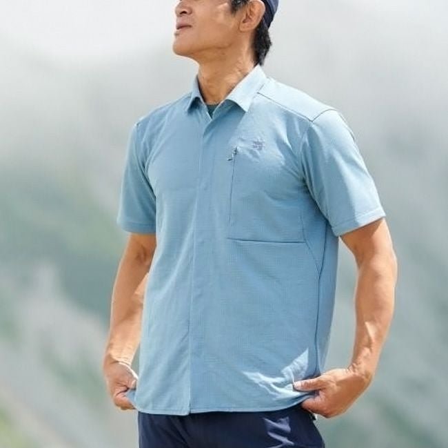 【ファイントラック/finetrack / MEN】のfinetrack ファイントラック ラミースピンニットシャツ半袖 メンズ インテリア・キッズ・メンズ・レディースファッション・服の通販 founy(ファニー) https://founy.com/ ファッション Fashion メンズファッション Fashion for Men ストレッチ Stretch, Stretchy Fabric スリーブ Sleeve, Long Sleeve / Short Sleeve ハーフ Half, Half-Length フロント Front, Front Design ポケット Pocket, Pocket Detail メンズ Men's, Menswear リーフ Leaf, Botanical Leaf 半袖 Short Sleeve, Half Sleeve 抗菌 Antibacterial, Bacteria-Resistant |ID: prp329100004449690 ipo3291000000035768262