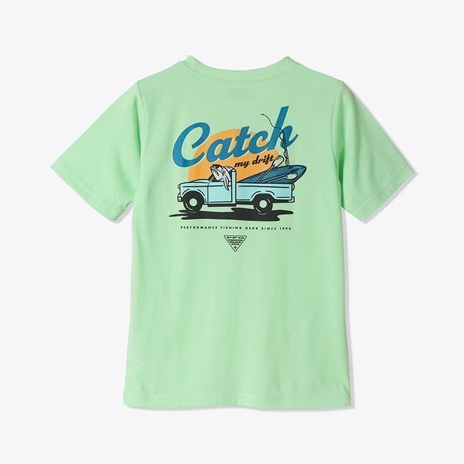 【コロンビア/Columbia / KIDS】のColumbia コロンビア PFGショートスリーブグラフィックTシャツ【キッズ】 インテリア・キッズ・メンズ・レディースファッション・服の通販 founy(ファニー) https://founy.com/ ファッション Fashion キッズファッション KIDS |ID: prp329100004453138 ipo3291000000031158576