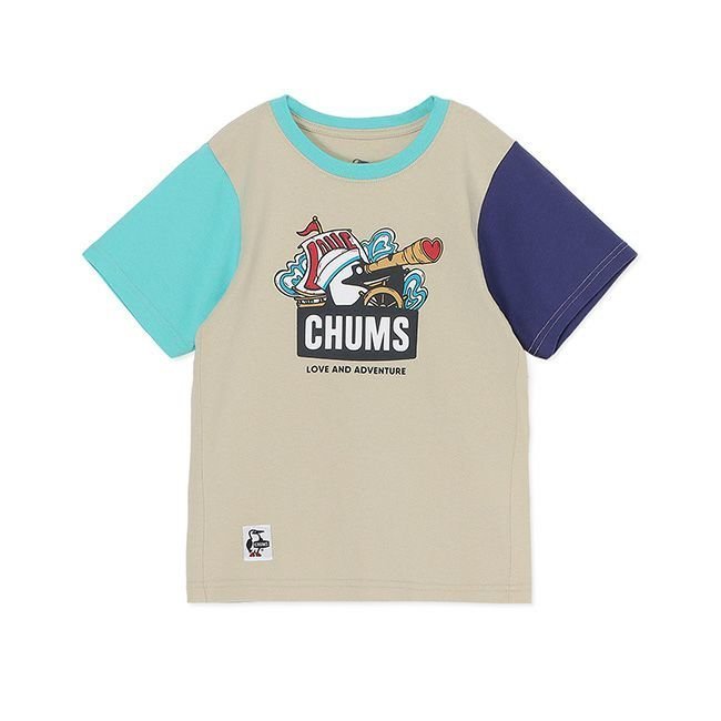 【チャムス/CHUMS / KIDS】のCHUMS チャムス ラブ&アドベンチャーブービーTシャツ【キッズ】 インテリア・キッズ・メンズ・レディースファッション・服の通販 founy(ファニー) https://founy.com/ ファッション Fashion キッズファッション Fashion for Kids |ID: prp329100004453139 ipo3291000000031158577
