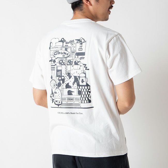 【チャムス/CHUMS】のCHUMS チャムス チャムスイズファンTシャツ 人気、トレンドファッション・服の通販 founy(ファニー) 　ファッション　Fashion　レディースファッション　Fashion for Women　トップス・カットソー　Cut & Sew Tops　シャツ・ブラウス・オフィスカジュアル　Elegant Blouses & Button-Ups　ロングTシャツ・Tシャツ　Longline T-Shirts & Tees　パープル　Purple, Violet　 other-1|ID: prp329100004453179 ipo3291000000034768724