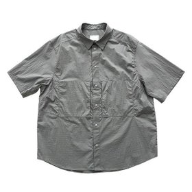 【カイル/CAYL】のCAYL ケイル CHK2ポケットショートスリーブシャツ 人気、トレンドファッション・服の通販 founy(ファニー) ファッション Fashion レディースファッション WOMEN トップス・カットソー Tops/Tshirt シャツ/ブラウス Shirts/Blouses コーティング Coating |ID:prp329100004469519