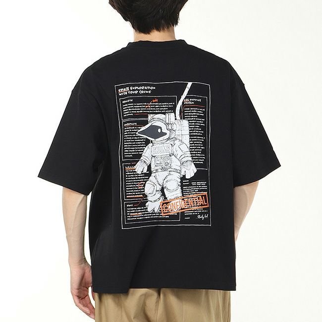 【チャムス/CHUMS】のCHUMS チャムス スペースブービースペーススーツTシャツ インテリア・キッズ・メンズ・レディースファッション・服の通販 founy(ファニー) https://founy.com/ ファッション Fashion レディースファッション Fashion for Women トップス・カットソー Cut & Sew Tops シャツ・ブラウス・オフィスカジュアル Elegant Blouses & Button-Ups ロングTシャツ・Tシャツ Longline T-Shirts & Tees フィット Fit, Slim Fit |ID: prp329100004469537 ipo3291000000031429875
