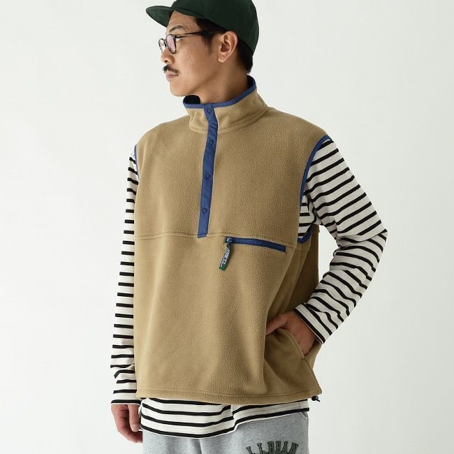【その他のブランド/Other】のL.L.Bean JAPAN EDITION エルエルビーンジャパンエディション ソロンフリースベスト メンズ インテリア・キッズ・メンズ・レディースファッション・服の通販 founy(ファニー) https://founy.com/ ファッション Fashion メンズファッション Fashion for Men メンズ Men's, Menswear |ID: prp329100004469595 ipo3291000000031430049