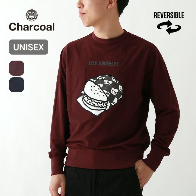 【チャコール/Charcoal】のCharcoal チャコール リバーシブルL/スウェットシティープリントW インテリア・キッズ・メンズ・レディースファッション・服の通販 founy(ファニー) https://founy.com/ ファッション Fashion レディースファッション Fashion for Women トップス・カットソー Cut & Sew Tops レディースパーカー・カジュアルフーディー Casual Hoodies & Sweatshirts スウェット・クルーネックトップス Sweatshirts & Crewnecks / Relaxed Fit Sweat Tops リバーシブル Reversible, Two-Sided |ID: prp329100004469597 ipo3291000000031430054