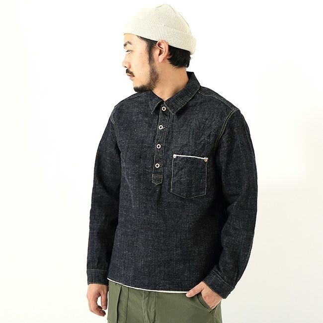 【エフオービーファクトリー/F.O.B FACTORY / MEN】のFOB FACTORY エフオービーファクトリー G-3デニムP/Oジャケット インテリア・キッズ・メンズ・レディースファッション・服の通販 founy(ファニー) https://founy.com/ ファッション Fashion メンズファッション Fashion for Men ジャケット Jacket, Outerwear デニム Denim, Jeans Material |ID: prp329100004469666 ipo3291000000031430250