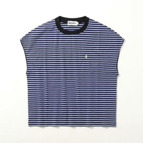 【ジムフレックス/GYMPHLEX】のGymphlex ジムフレックス スリーブレスTシャツ【ウィメンズ】 人気、トレンドファッション・服の通販 founy(ファニー) ファッション Fashion レディースファッション WOMEN トップス・カットソー Tops/Tshirt シャツ/ブラウス Shirts/Blouses ロング / Tシャツ T-Shirts ストライプ Stripe スリーブ Sleeve |ID:prp329100004469794