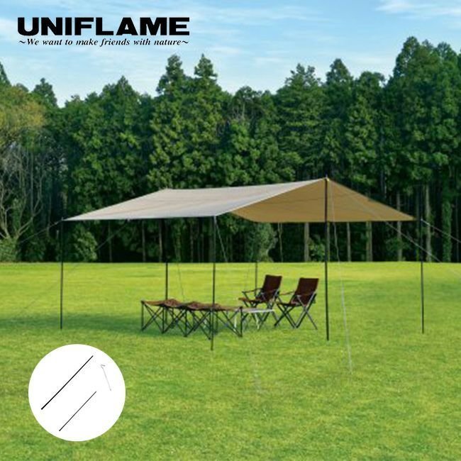 【ユニフレーム/UNIFLAME / GOODS】のUNIFLAME ユニフレーム REVOスクエアタープ 4×4 TAN エントリーセット 人気、トレンドファッション・服の通販 founy(ファニー) 　フレーム　Frame, Outline　ホーム・キャンプ・アウトドア・お取り寄せ　Home Living / Home & Lifestyle / Camping Gear / Outdoor Camping　キャンプ用品・アウトドア
　Camping Gear & Outdoor Supplies　テント タープ　Camping Tents & Shelter Tarps　 other-1|ID: prp329100004494904 ipo3291000000035733337