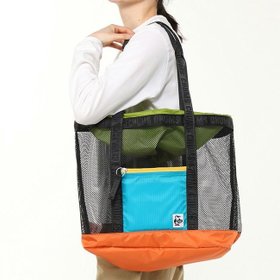 【チャムス/CHUMS】のCHUMS チャムス メッシュトートバッグ 人気、トレンドファッション・服の通販 founy(ファニー) ファッション Fashion レディースファッション WOMEN バッグ Bag ドローコード Draw Cord ポケット Pocket メッシュ Mesh リップ Lip |ID:prp329100004497910