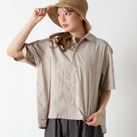 【ダントン/DANTON】 DANTON ダントン ハーフスリーブシャツ【ウィメンズ】人気、トレンドファッション・服の通販 founy(ファニー) ファッション Fashion レディースファッション WOMEN トップス・カットソー Tops/Tshirt シャツ/ブラウス Shirts/Blouses |ID:prp329100004498004