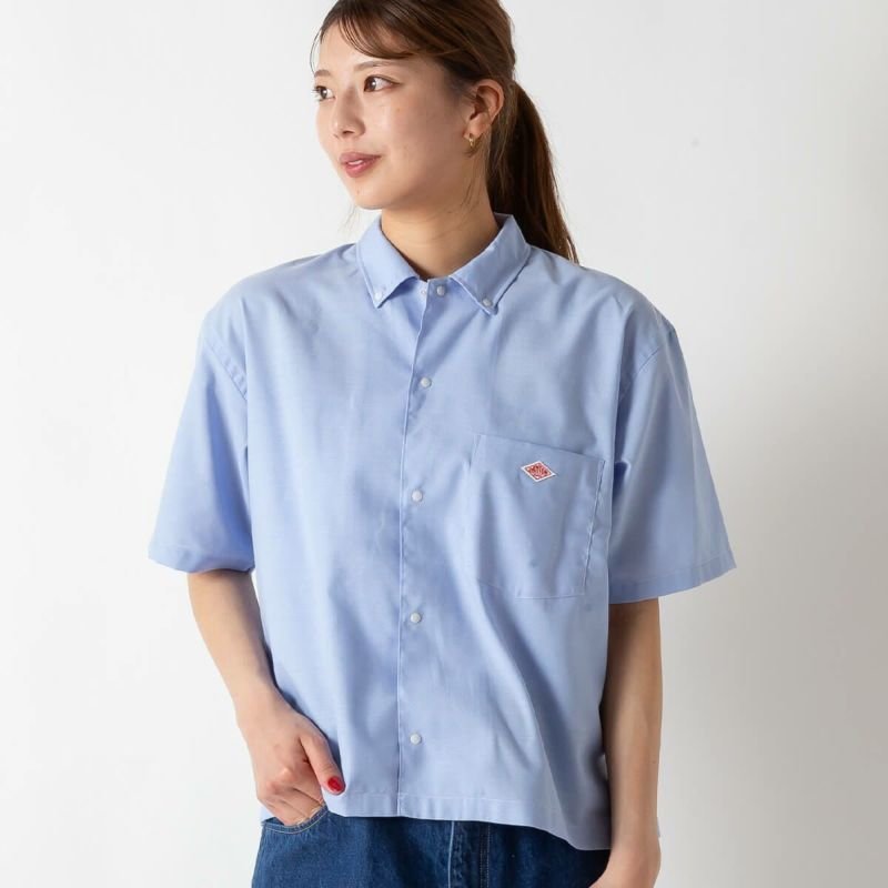 【ダントン/DANTON】のDANTON ダントン ドットボタンB.D.ショートシャツS/S【ウィメンズ】 人気、トレンドファッション・服の通販 founy(ファニー) 　ファッション　Fashion　レディースファッション　Fashion for Women　トップス・カットソー　Cut & Sew Tops　シャツ・ブラウス・オフィスカジュアル　Elegant Blouses & Button-Ups　ショート　Short, Short Length　チェック　Check, Plaid, Tartan　ドット　Polka Dot, Dot Pattern　夏　Summer　S/S・春夏　SS, Spring/Summer, Warm Season　 other-1|ID: prp329100004498006 ipo3291000000031731640