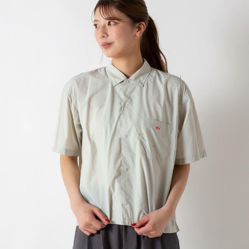 【ダントン/DANTON】のDANTON ダントン ドットボタンB.D.ショートシャツS/S【ウィメンズ】 人気、トレンドファッション・服の通販 founy(ファニー) 　ファッション　Fashion　レディースファッション　Fashion for Women　トップス・カットソー　Cut & Sew Tops　シャツ・ブラウス・オフィスカジュアル　Elegant Blouses & Button-Ups　ショート　Short, Short Length　ドット　Polka Dot, Dot Pattern　夏　Summer　S/S・春夏　SS, Spring/Summer, Warm Season　 other-1|ID: prp329100004498008 ipo3291000000031731643