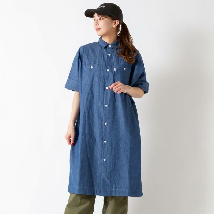 【ダントン/DANTON】のDANTON ダントン ワークドレス【ウィメンズ】 インテリア・キッズ・メンズ・レディースファッション・服の通販 founy(ファニー) https://founy.com/ ファッション Fashion レディースファッション Fashion for Women ワンピース Dresses フォーマル・パーティードレス・結婚式用ドレス Elegant & Casual Dresses インディゴ Indigo Denim ドレス Dress, One-Piece ワーク Workwear, Utility Style |ID: prp329100004498010 ipo3291000000031731648