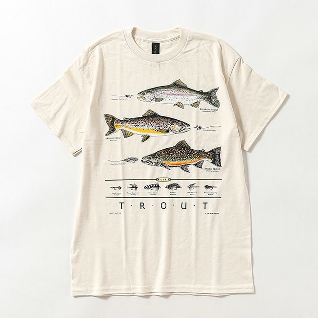 【その他のブランド/Other】のLIBERTY GRAPHICS リバティーグラフィック トラウト&フライズ 人気、トレンドファッション・服の通販 founy(ファニー) 　ファッション　Fashion　メンズファッション　Fashion for Men　グラフィック　Graphic, Graphic Design　 other-1|ID: prp329100004513663 ipo3291000000031890144